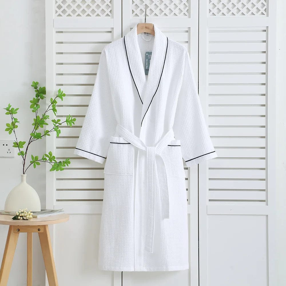 Peignoir de bain femme <br> "Spring" Blanc / XL