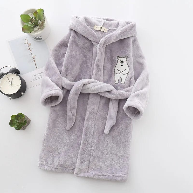 Peignoir Enfant en Polaire Bear