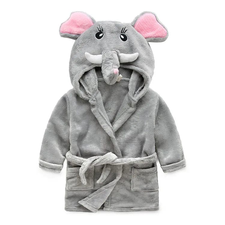 Peignoir Polaire Enfant Animaux Eko Eléphant / 2-3 ans