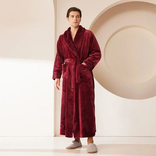 Peignoir Polaire Homme Lorenzo Rouge / M